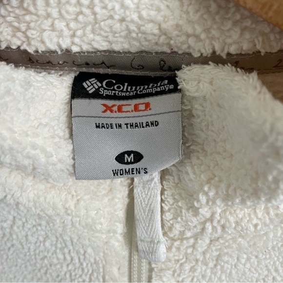 Columbia Cream Sherpa Fleece Full Zip
Jacket Size M - Picture 8 of 9